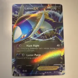 Pokemon Latios EX Ultra Rare Full Art Holo 86/116 Plasma Freeze English - Image 1