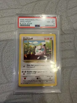 2000 Pokemon Promo Jifflypuff Black Star Non Holo PSA 8 Cert # 68566524 - Image 1