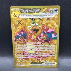 Pokemon TCG Charizard EX Obsidian Flames Holo Hyper Rare Card 228/197 C - Image 1