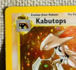 Pokemon Kabutops Holo Rare Card 1995 1st Edition Fossil 9/62 - Image 4