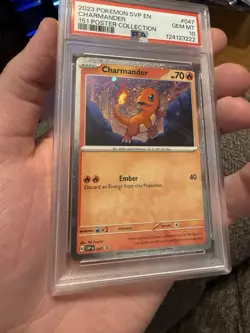 PSA 10 CHARMANDER - Pokemon 151 Poster Collection Promo Card - 2023 047 - Image 1