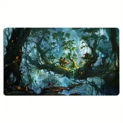 XXL Magic Game Mat TCG CCG Trading Card Table 35x60cm Playmat Rule Area Rubber M - Image 1