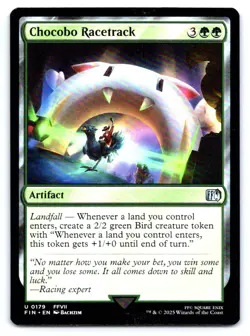 MTG Chocobo Racetrack U Artifact Normal FINAL FANTASY 179 - Image 1