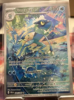 Pokemon Frogadier 089/086 Full Art Holo Card 2026 Nintendo English - Image 1