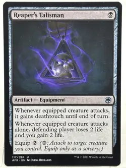 Reaper's Talisman NM/M* Adventures In Forgotten Realms 117/281 mtg -UnltdCards - Image 1