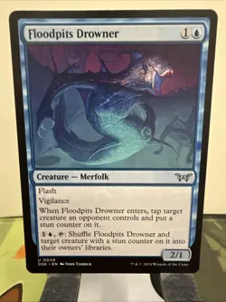 Floodpits Drowner 0059 Magic The Gathering Duskmourn TCG English NM - Image 1