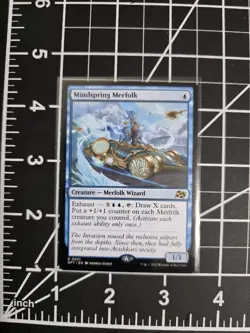 Mindspring Merfolk DFT 0051 MTG Aetherdrift NM/M - Image 1