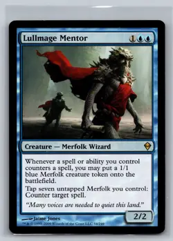Zendikar #54 Lullmage Mentor *M6 - Image 1