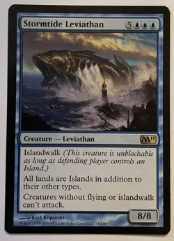 Magic The Gathering Stormtide Leviathan Creature LP (M11) #74 MTG - Image 1