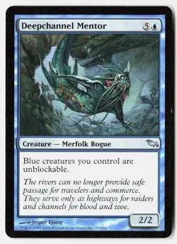 Deepchannel Mentor 35/301 Uncommon The List Reprints Magic: The Gathering NM - Image 1