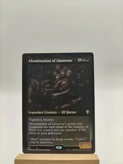 Abomination of Llanowar (Foil Etched) Commander Legends 585 U - Image 1