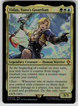 Tidus, Yuna's Guardian Foil Mythic Commander: FINAL FANTASY 5 MTG Near Mint 2025 - Image 1