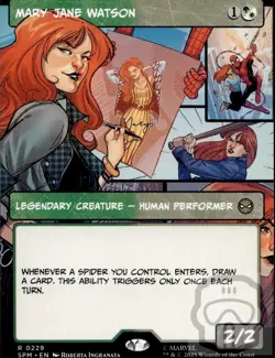 Mary Jane Watson (Borderless) 229 Marvel's Spider-Man Magic: The Gathering NM/M - Image 3