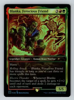 Blanka, Ferocious Friend Foil R Secret Lair Drop Series 431 NM - Image 1