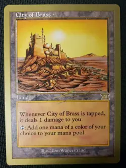 MTG *City Of Brass X1* (LP) World Championship 2000 Nicholas Labarre 6ED - Image 1