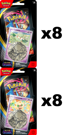 16 Pokemon TCG ME02 Phantasmal Flames Checklane Packs Sealed Blister Box - Image 1