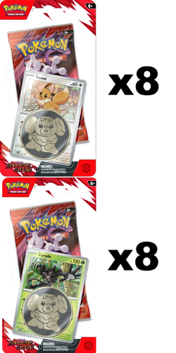16 Pokemon TCG SV10 Destined Rivals Checklane Packs Factory Sealed Blister Box - Image 1
