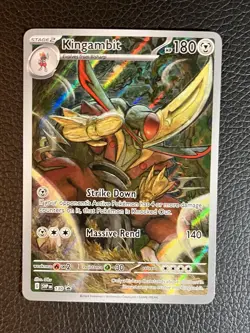 Pokemon TCG Kingambit 130 Scarlet & Violet Black Star Promo - Image 1