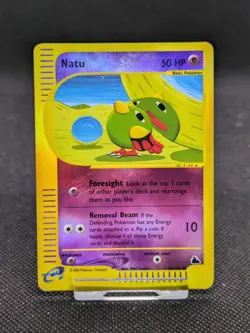 Natu 80/144 Reverse Holo Skyridge Pokemon WOTC LP EXCELLENT - Image 1
