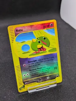 Natu 80/144 Reverse Holo Skyridge Pokemon WOTC LP EXCELLENT - Image 2