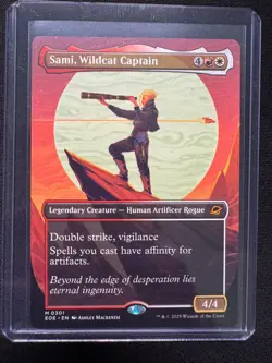 Sami, Wildcat Captain (Borderless 301) - NM - MTG - EOE - Image 1