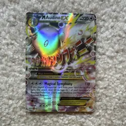 Pokemon M Audino EX Ultra Rare Full Art Holo Mega Evolution 2016 85/124 220 HP - Image 1