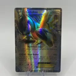 Pokemon 2013 Plasma Storm Cobalion EX #93/135 MP - Image 1