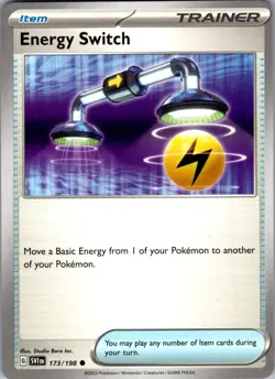 Energy Switch Scarlet & Violet 173/198 Common Pokemon Near Mint - Image 1