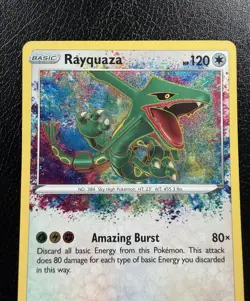 Pokemon TCG Rayquaza 138/185 Holo SWSH04 Vivid Voltage NM - Image 2