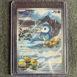 Pokemon TCG Piplup 98/94 Illustration Rare Phantasmal Flames - Image 1