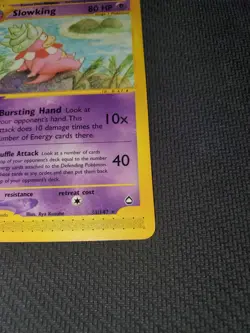 Pokemon Slowking 034/147 Aquapolis 2002 English Rare Non-Holo - Image 4