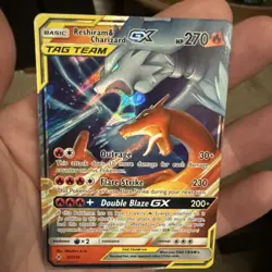 Reshiram & Charizard GX 20/214 Unbroken Bonds TAG TEAM GX Ultra Rare Holo - Image 2