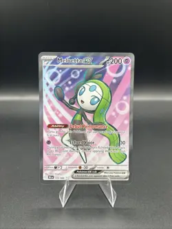 Pokemon TCG Meloetta ex 159/086 SV: Black Bolt Full Art Ultra Holo - Image 1
