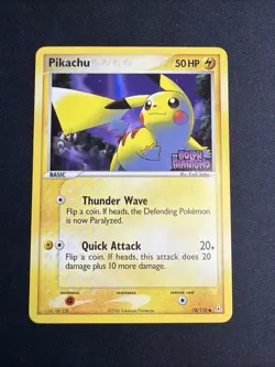 Pikachu 78/110 Holon Phantoms Stamped Reverse Holo Rare Pokemon TCG - Image 1