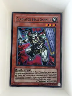 Gladiator Beast Samnite TU01-EN004 Turbo Pack Booster One Pack Yu-Gi-Oh LP - Image 1