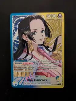 Boa Hancock - OP14-041 (Alternate Art) The Azure Sea's Seven Foil NM Leader - Image 1