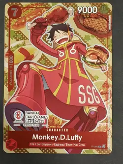 Monkey.D.Luffy (Bandai Card Games Fest 24-25) P-080 One Piece Promotion Cards... - Image 1