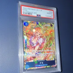 ONE PIECE Nami (Alt Art) OP11-054 Super Rare Foil A Fist of Divine Speed PSA 10 - Image 4