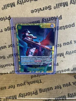 Dracule Mihawk - OP14-119 SEC - THE AZURE SEA'S SEVEN - One Piece TCG English - Image 1