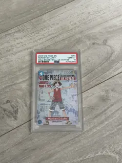 2026 ONE PIECE PROMOS #055 MONKEY D. LUFFY COLL BASKETBALL: US VOYAGE PSA 10 - Image 1