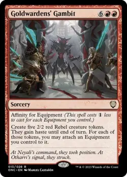 Goldwardens' Gambit - Near Mint MTG Commander: Phyrexia: All Will Be One - Image 1
