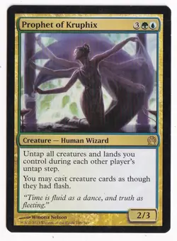 MTG Magic the Gathering Prophet of Kruphix (199/260) Theros LP - Image 1
