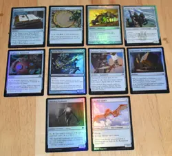 MTG 10x FOIL Artifact SELESNYA SIGNET, WARMONGER'S CHARIOT, KNIGHT OF THE WIDGET - Image 1