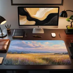 MTG Playmat | Watercolor Plains Themed Playmat | Unofficial MTG Playmat - Image 2
