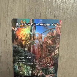 MTG The Imperial City of Archades - Wall of Omens (FOIL Showcase) Final Fantasy. - Image 4