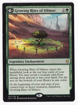 Magic the Gathering MTG Growing Rites of Itlimoc (191) Ixalan LP - Image 1