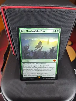 MTG the Lord of the Rings: Tales of Middle-Earth Foil the Last March of the Ents - Image 1