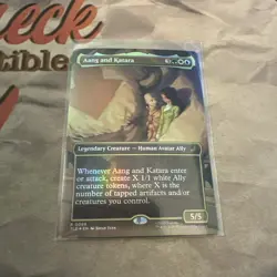 MTG Aang and Katara (Borderless) Avatar: The Last Airbender: Eternal-Legal Foil - Image 1