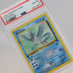 Pokemon TCG - Articuno 17/62 Fossil Rare 1st Edition - PSA 8 NM/MT - Image 1