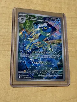 Frogadier 089/086 Illustration Rare Chaos Rising Pokemon-PROTECTED DAY1-ULTRAPRO - Image 1